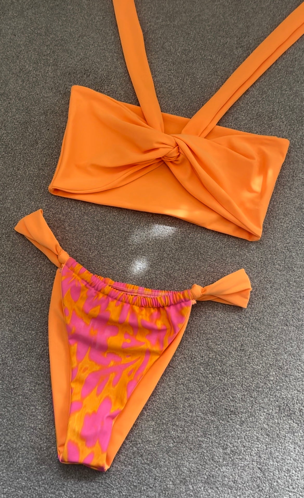 KNOT BANDEAU TANGERINE DREAM