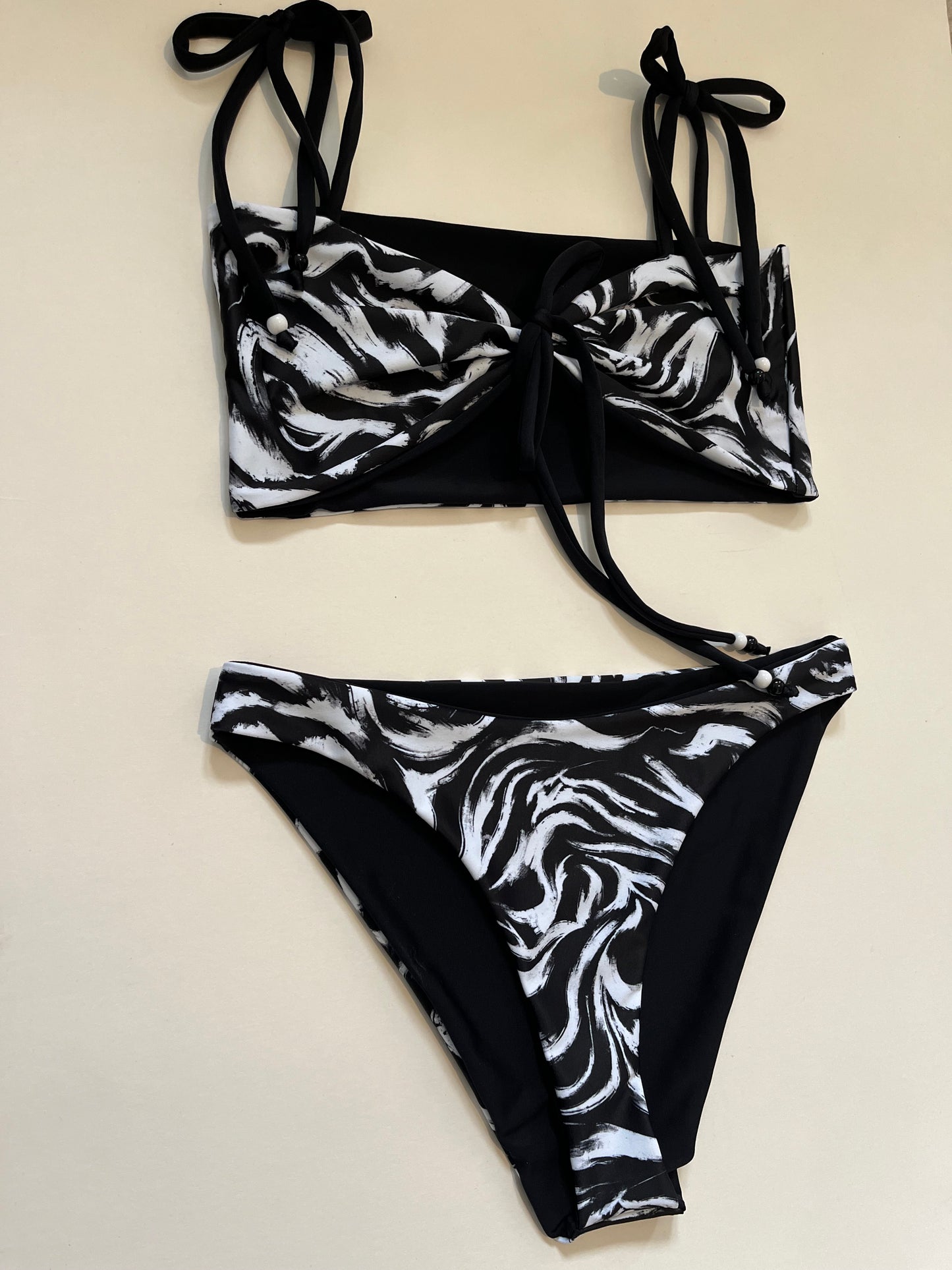 REVERSIBLE BANDEAU MONOCHROME WAVE