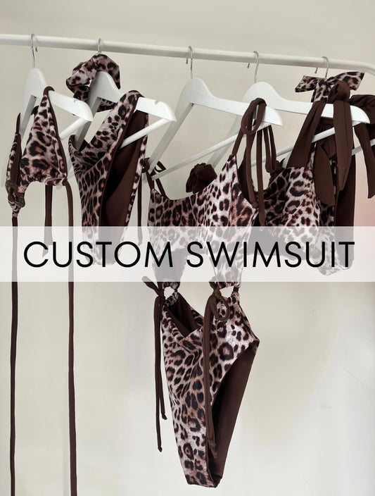 CUSTOM LEOPARD SWIMSUIT